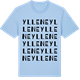 Blue Soul t-shirt med Yllene ordlek t-shirt