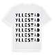 Yllestad ordlek t-shirt