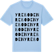 Blue Soul t-shirt med Yreboden ordlek t-shirt
