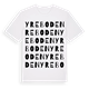 Yreboden ordlek t-shirt