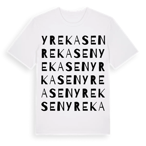Yrekasen ordlek t-shirt – ekologisk bomull t-shirt från Pinshirt