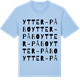 Blue Soul t-shirt med Ytter-Påbo ordlek t-shirt