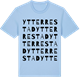 Blue Soul t-shirt med Ytter Restad ordlek t-shirt