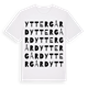 Yttergård ordlek t-shirt