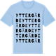 Blue Soul t-shirt med Yttergärde ordlek t-shirt