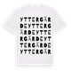 Yttergärde ordlek t-shirt