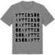 Mid Heather Gray t-shirt med Yttersöra ordlek t-shirt