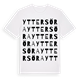 Yttersöra ordlek t-shirt