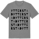 Mid Heather Gray t-shirt med Ytterstad ordlek t-shirt