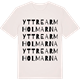 Vintage White t-shirt med Yttre Armholmarna ordlek t-shirt