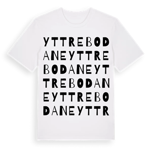 Yttre Bodane ordlek t-shirt – ekologisk bomull t-shirt från Pinshirt