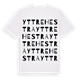 Yttre Hestra ordlek t-shirt