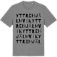 Mid Heather Gray t-shirt med Yttre Hjälmvik ordlek t-shirt