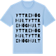 Blue Soul t-shirt med Yttre Höghult ordlek t-shirt