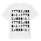 Yttre Jordala ordlek t-shirt