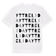 Yttre Lida ordlek t-shirt