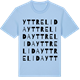Blue Soul t-shirt med Yttre Lida ordlek t-shirt