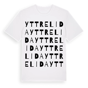 Yttre Lida ordlek t-shirt – ekologisk bomull t-shirt från Pinshirt