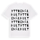 Yttre Målhult ordlek t-shirt