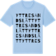 Blue Soul t-shirt med Yttre Sandslätt ordlek t-shirt