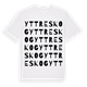 Yttreskog ordlek t-shirt