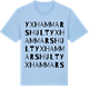 Blue Soul t-shirt med Yxhammarshult ordlek t-shirt