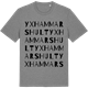 Mid Heather Gray t-shirt med Yxhammarshult ordlek t-shirt