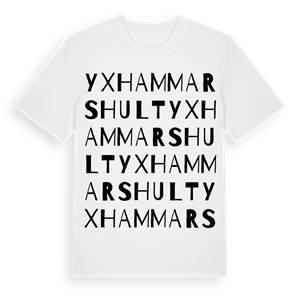 Yxhammarshult ordlek t-shirt – ekologisk bomull t-shirt från Pinshirt