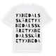 Yxnedalsskäret ordlek t-shirt
