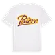 Bière baseball t-shirt