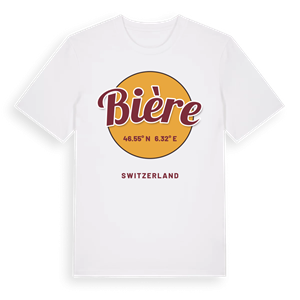 Bière cirkel t-shirt – ekologisk bomull t-shirt från Pinshirt