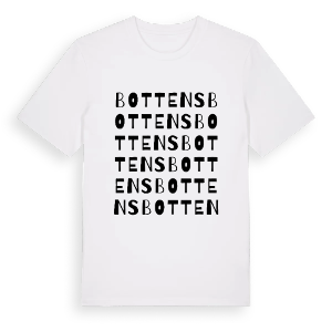 Bottens ordlek t-shirt – ekologisk bomull t-shirt från Pinshirt