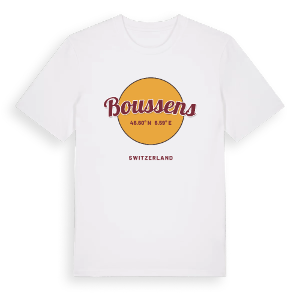 Boussens cirkel t-shirt – ekologisk bomull t-shirt från Pinshirt