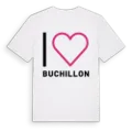 Jag älskar Buchillon t-shirt stort tryck