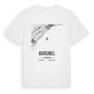Bursinel karta t-shirt – ekologisk bomull t-shirt från Pinshirt