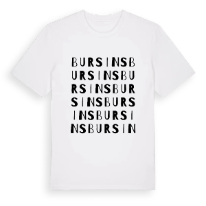 Bursins ordlek t-shirt – ekologisk bomull t-shirt från Pinshirt
