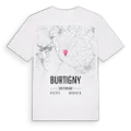 Burtigny karta t-shirt
