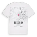 Bussigny karta t-shirt