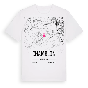 Chamblon karta t-shirt – ekologisk bomull t-shirt från Pinshirt