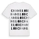 Chamblon ordlek t-shirt