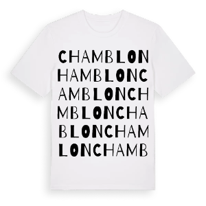 Chamblon ordlek t-shirt – ekologisk bomull t-shirt från Pinshirt