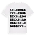Chardonne ordlek t-shirt