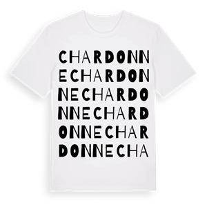 Chardonne ordlek t-shirt – ekologisk bomull t-shirt från Pinshirt
