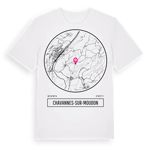 Chavannes-sur-Moudon t-shirt – ekologisk bomull t-shirt från Pinshirt