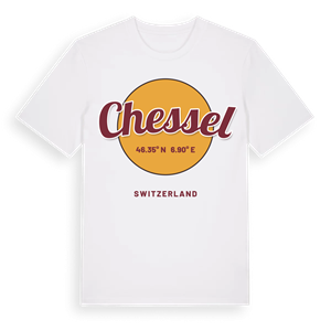 Chessel cirkel t-shirt – ekologisk bomull t-shirt från Pinshirt