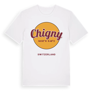 Chigny cirkel t-shirt – ekologisk bomull t-shirt från Pinshirt