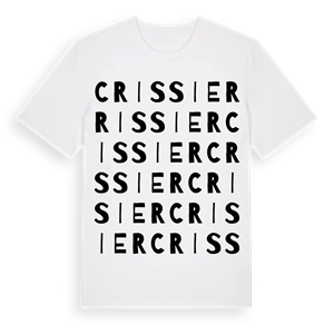 Crissier ordlek t-shirt – ekologisk bomull t-shirt från Pinshirt