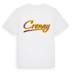 Cronay baseball t-shirt – ekologisk bomull t-shirt från Pinshirt