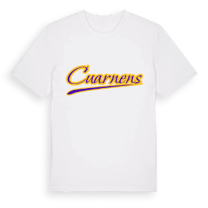 Cuarnens baseball t-shirt – ekologisk bomull t-shirt från Pinshirt