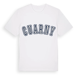 Cuarny college t-shirt – ekologisk bomull t-shirt från Pinshirt